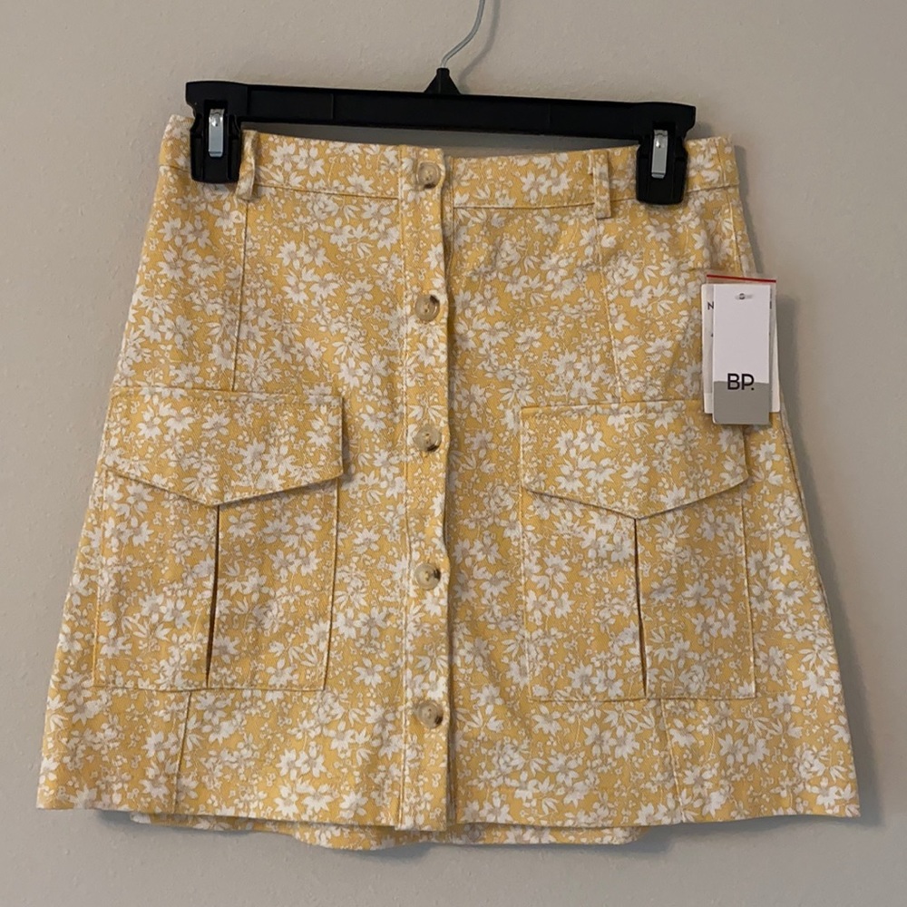 Yellow Mini Skirt